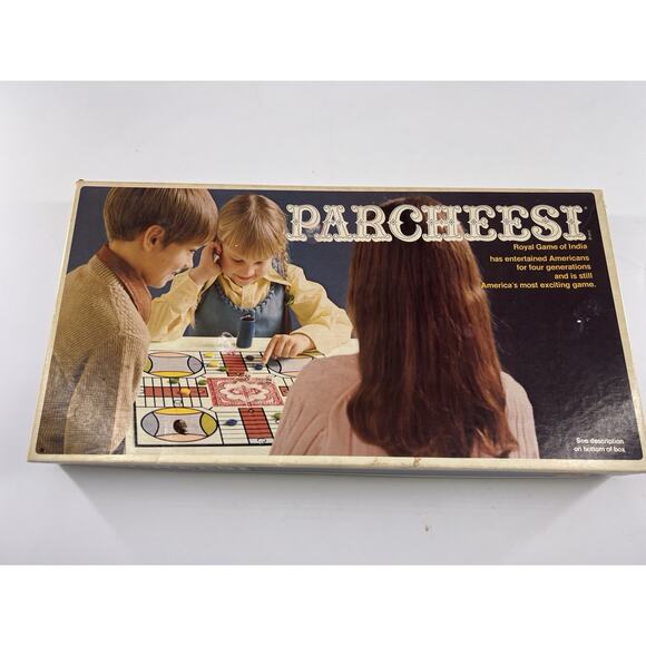 Vintage 1975 Parcheesi Board Game by Selchow & Righter Co. Collectible - Picture 1 of 9